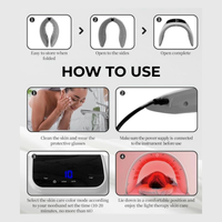 Luxury LED Light Therapy Lamp for At-Home Skin Rituals 7-Color Photodynamic Technology.  Smart Touch.  Spa-Inspired Design. FREE protection glasses